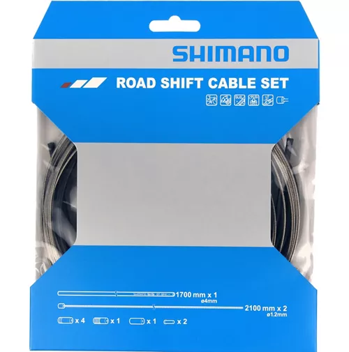 Shimano Stainless Steel Gear Cable Set 1 Shimano Stainless Steel Gear Cable Set