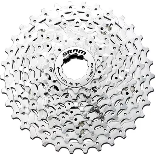 SRAM PG980 9 Speed Mountain Bike Cassette 1 SRAM PG980 9 Speed Mountain Bike Cassette
